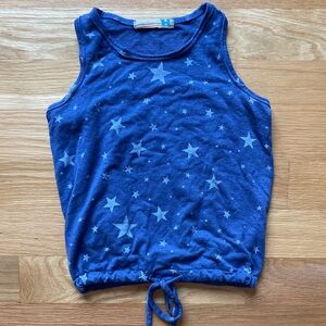 Girls top, adjustable tie at bottom, gently used